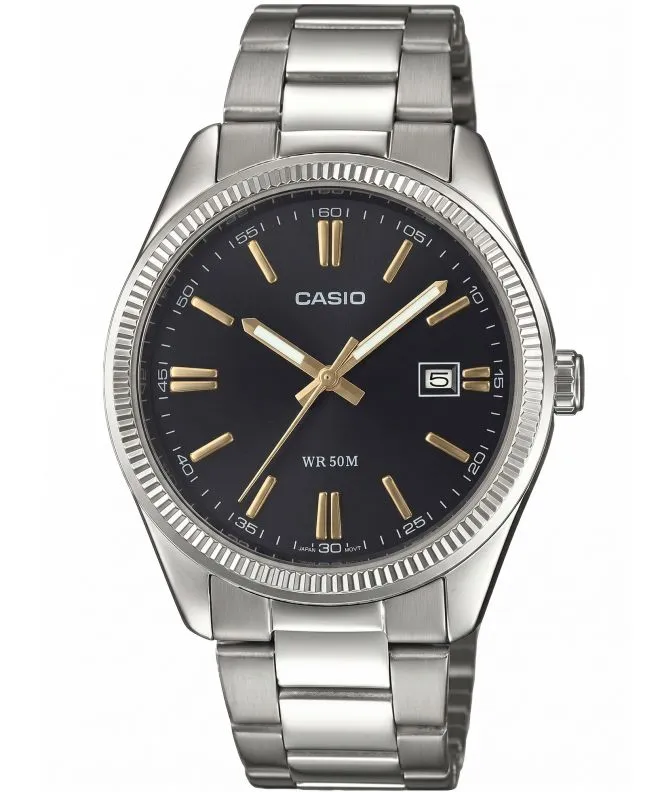 Ρολόι Ανδρικά Casio MTP μαύρο MTP-1302D-1A2VEF