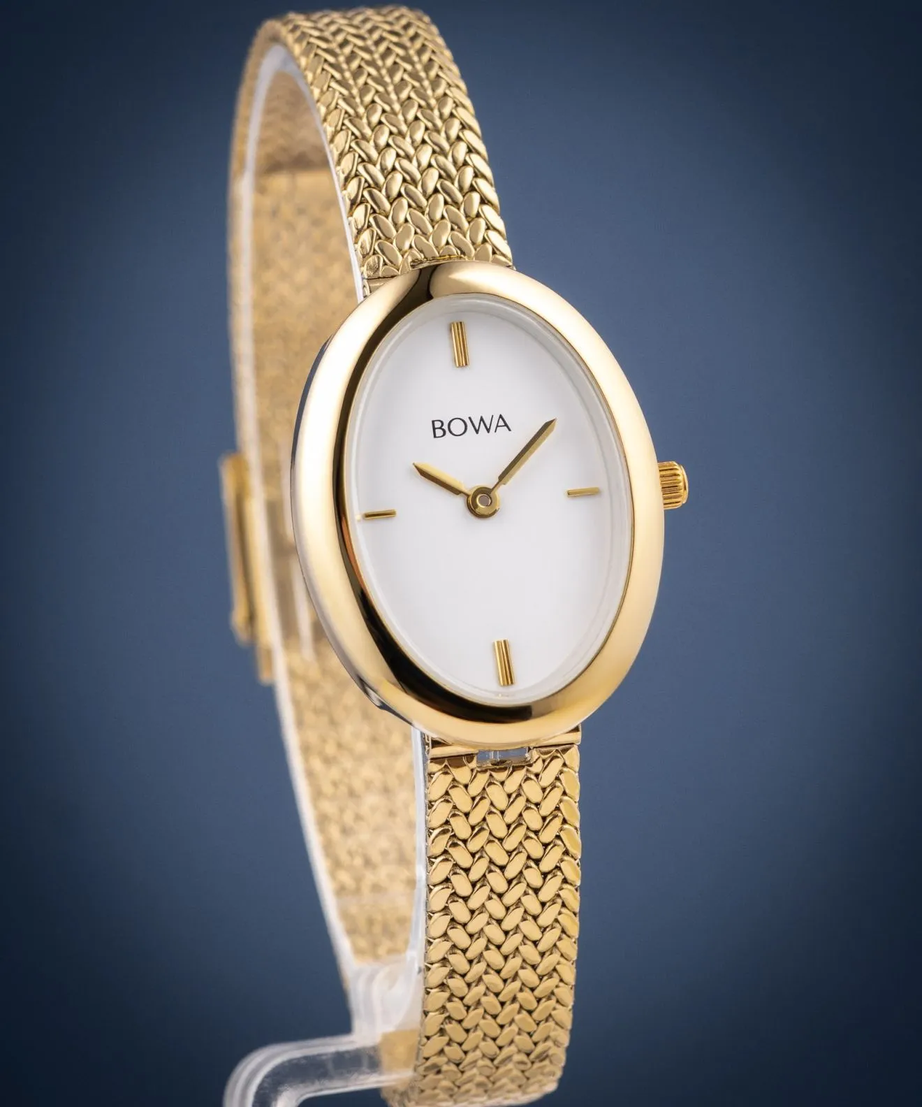 Ρολόι Γυναικεία BOWA Oslo White-Gold Mesh 23 OS234-24-104M