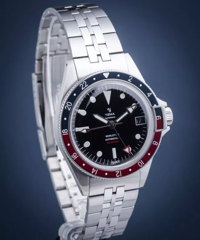 Ρολόι Ανδρικά Yema Superman 500 GMT Pepsi YGMT22B39-AMS