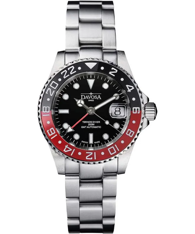 Ρολόι Ανδρικά Davosa Ternos Ceramic GMT WaveSI Automatic 161.590.90W