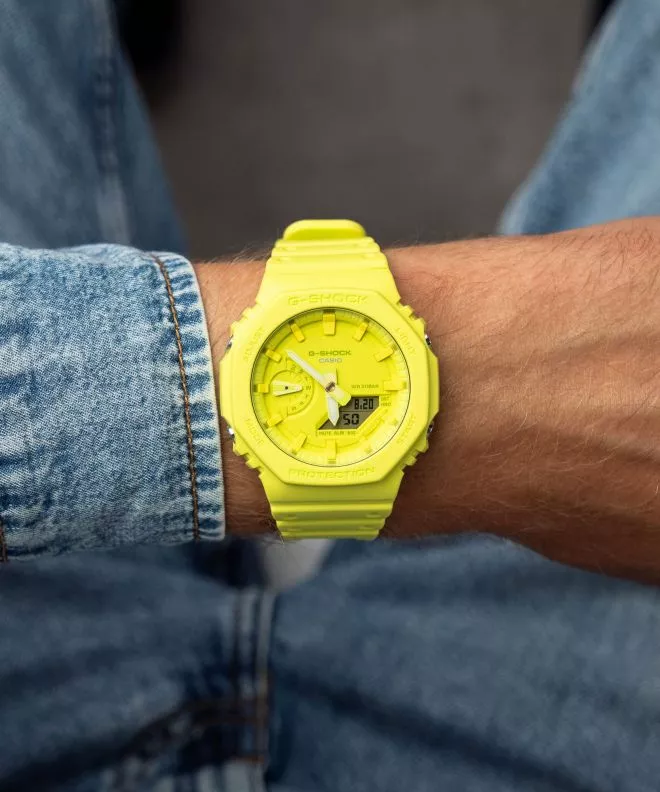 Ρολόι Ανδρικά Casio G-Shock Classic Tone on Tone Carbon Core Guard GA-2100-9A9ER