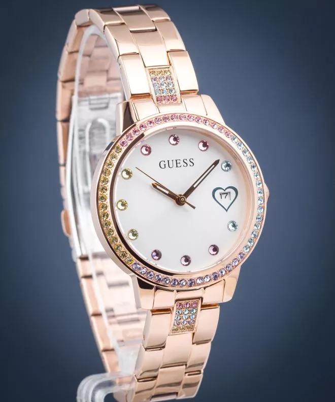 Ρολόι Γυναικεία Guess Three of Hearts GW0657L3