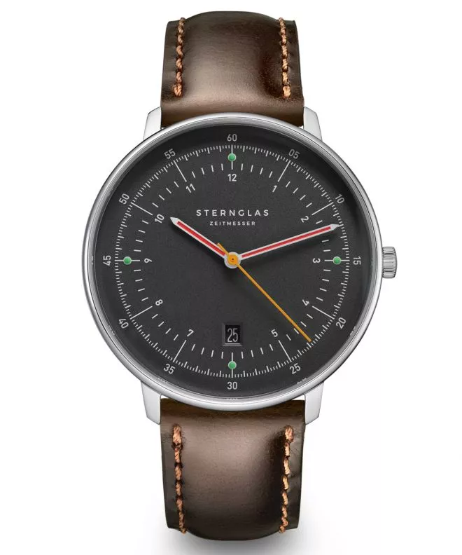 Ρολόι Ανδρικά Sternglas Hamburg Neugraphite S01-HH39-BR03