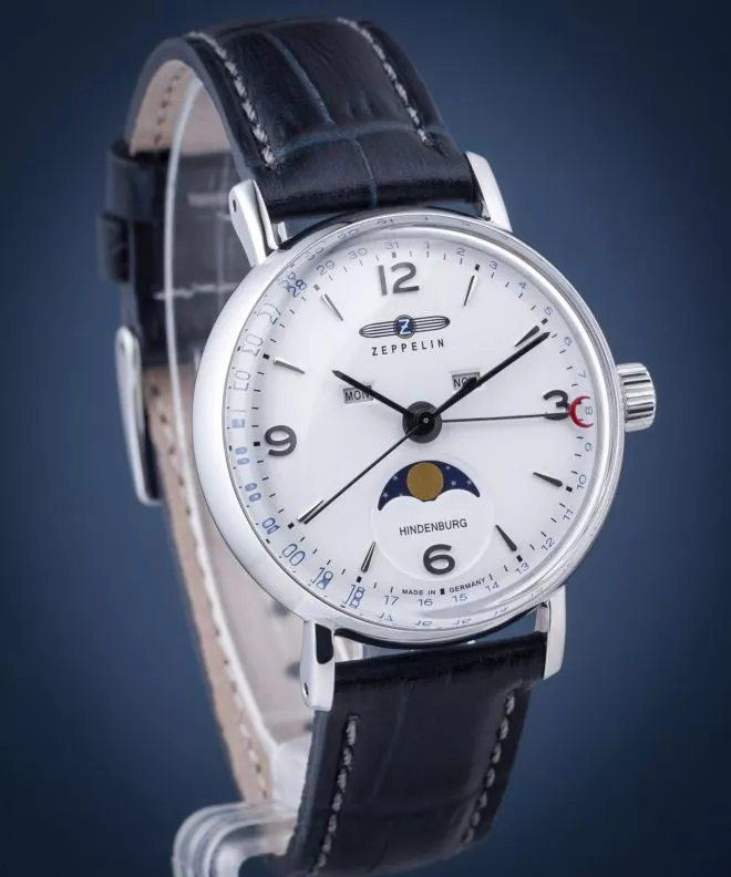 Ρολόι Γυναικεία Zeppelin Hindenburg Moonphase Lady 8077-1