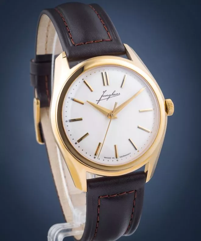 Ρολόι για Γυναίκες και Άνδρες Junghans Signatur Handaufzug Gold 18K Limited Edition 027/9103.00