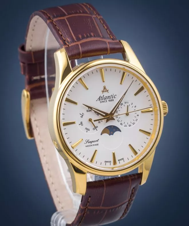 Ρολόι Ανδρικά Atlantic Seasport Moon Phase 56550.45.21
