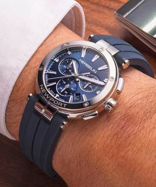 Ρολόι Ανδρικά Herbelin Newport Chronograph 37658AP15CB (37658/AP15CB)