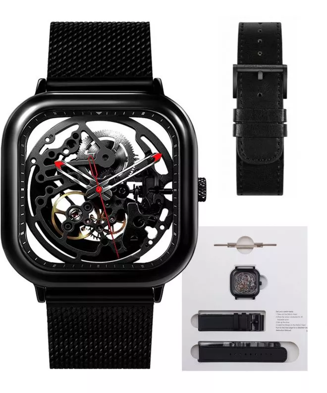 Ρολόι Ανδρικά Ciga Design Full Hollow Skeleton Automatic Z011-BLBL-W3 (Z011-BLBL-W13)