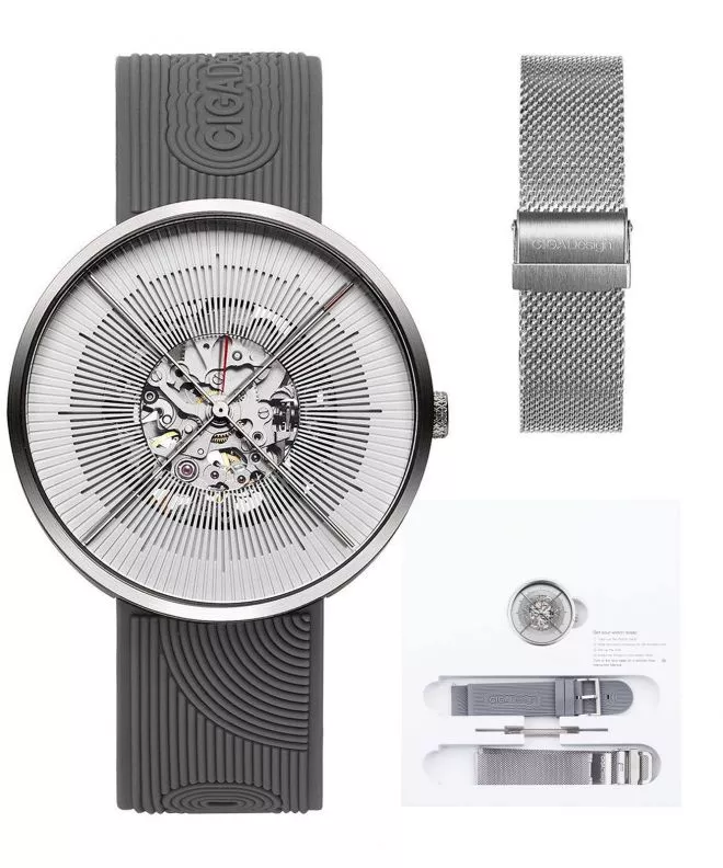 Ρολόι Ανδρικά Ciga Design J Series Zen Automatic Mechanical Skeleton J011-SISI-W35
