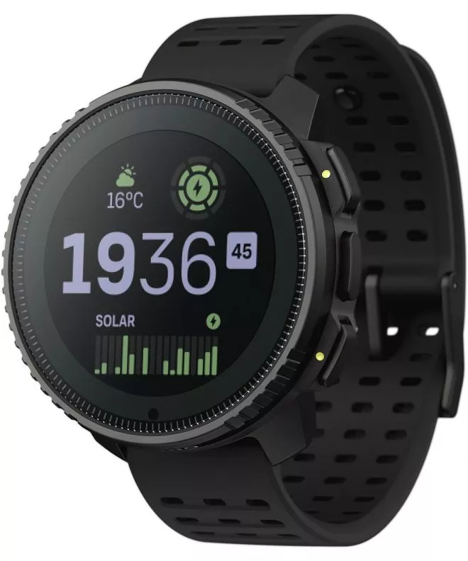 Αθλητικό Ρολόι Για Γυναίκες Και Άνδρες Suunto Vertical Steel Solar All Black [Sapphire Glass] SS050978000