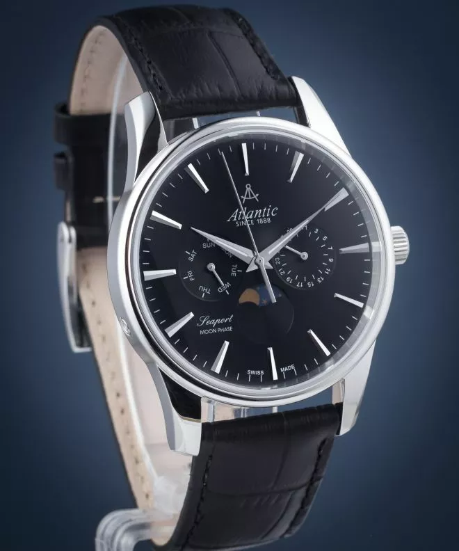 Ρολόι Ανδρικά Atlantic Seaport Moon Phase 56550.41.61