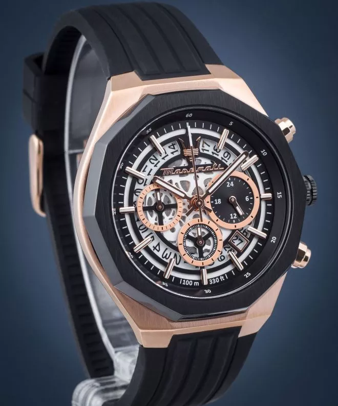 Ρολόι Ανδρικά Maserati Stile Skeleton Chronograph R8871642003