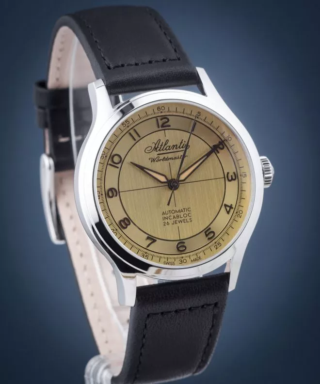 Ρολόι Ανδρικά Atlantic Worldmaster Incabloc Automatic 53780.41.39BK