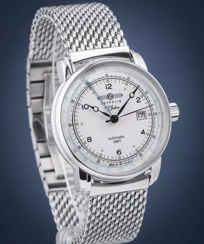 Ρολόι Ανδρικά Zeppelin 100 Jahre Zeppelin GMT Automatik 8666M-1
