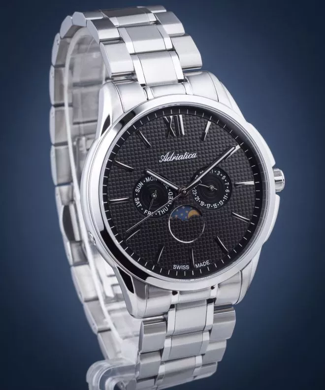 Ρολόι Ανδρικά Adriatica Moonphase A8283.5166QF