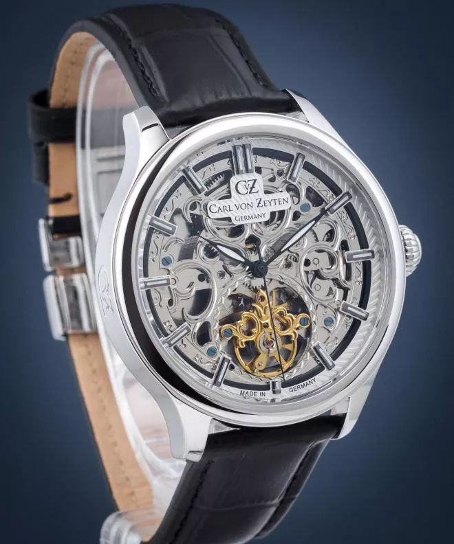 Ρολόι Ανδρικά Carl von Zeyten St. Georgen Skeleton Automatic CVZ0014SWHS