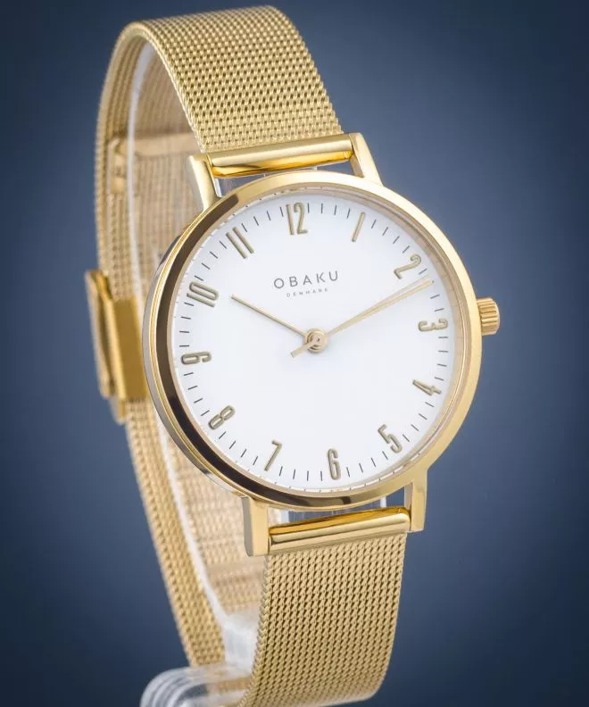 Ρολόι Γυναικεία Obaku Brink Lille-Gold V248LXGIMG