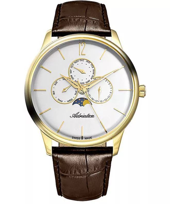 Ρολόι Ανδρικά Adriatica Adriatica Classic Moonphase A8269.1253QF