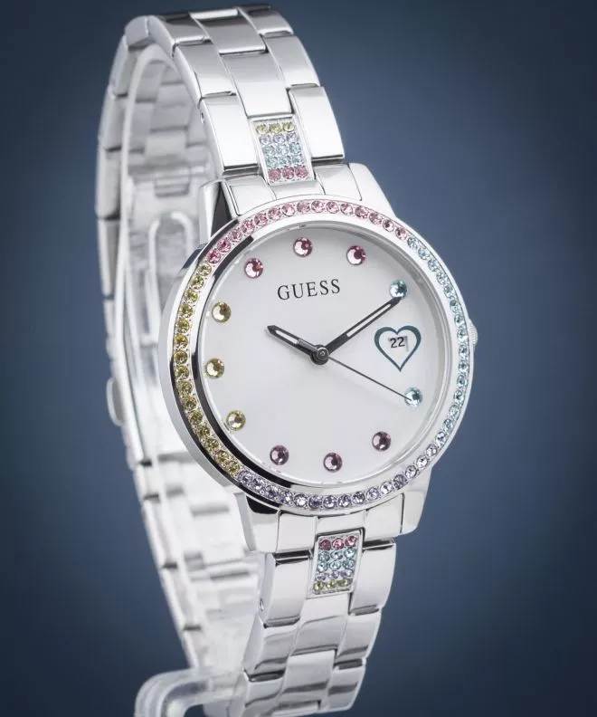 Ρολόι Γυναικεία Guess Three of Hearts GW0657L1