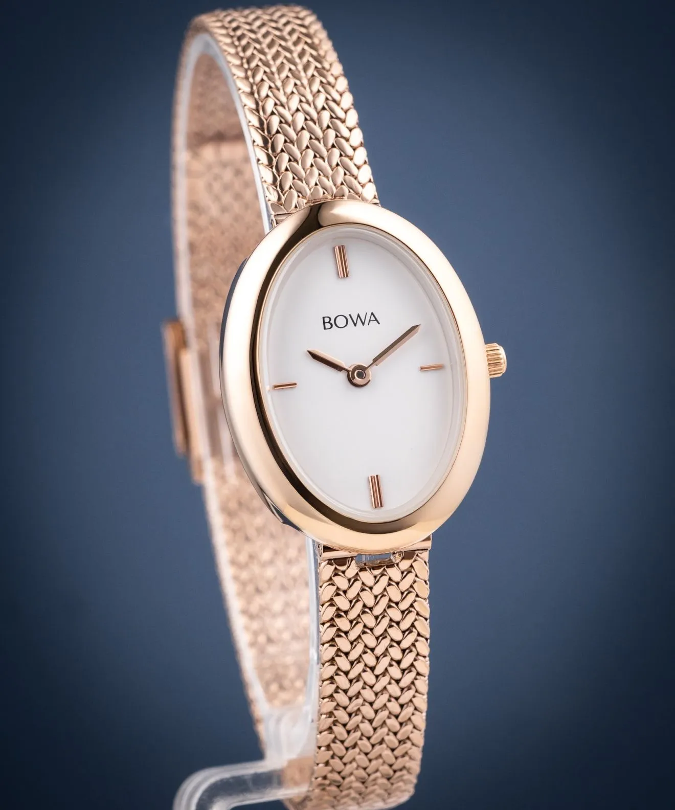 Ρολόι Γυναικεία BOWA Oslo White Rose-Gold Mesh 23 OS237-27-107M