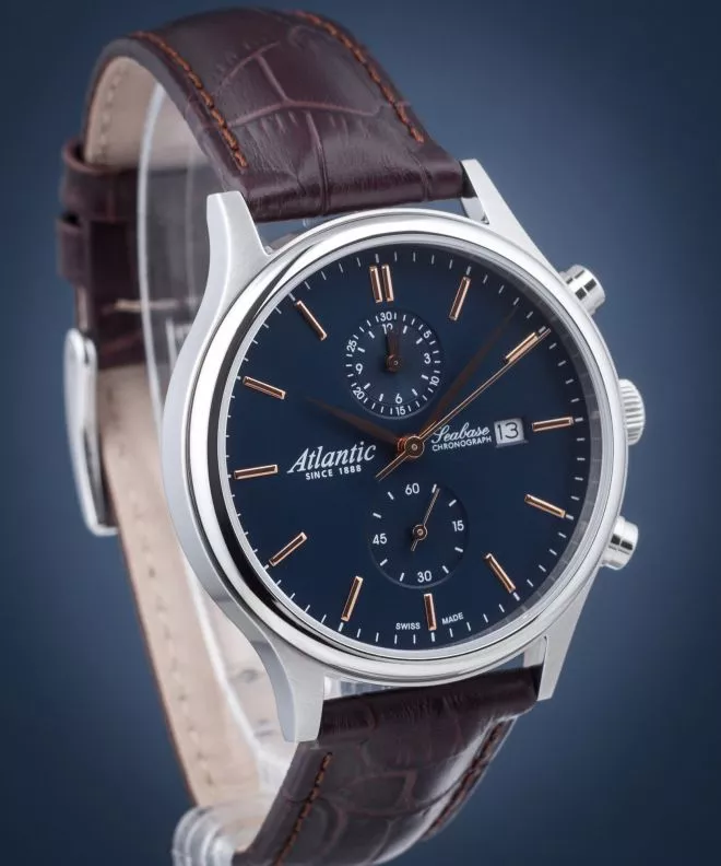 Ρολόι Ανδρικά Atlantic Seabase Chronograph 64452.41.51R