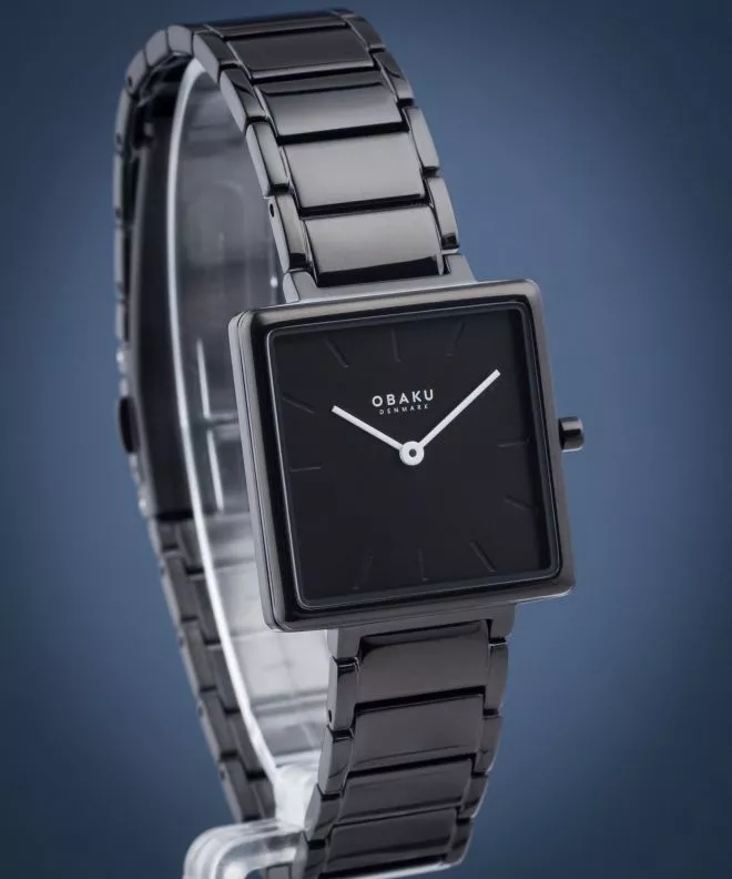 Ρολόι Γυναικεία Obaku Firkant Dark V259LXBBSB