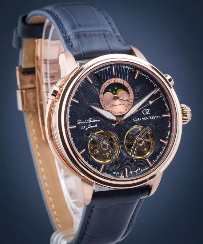 Ρολόι Ανδρικά Carl von Zeyten Durbach Open Heart Automatic Limited Edition CVZ0060RBLS