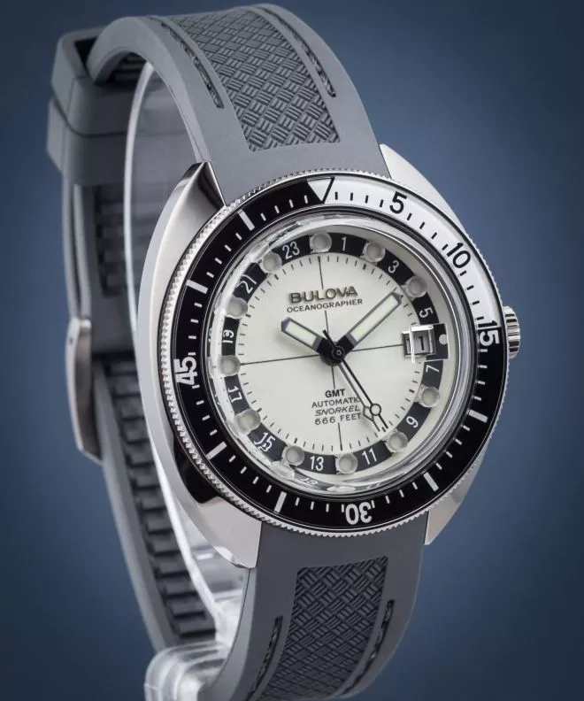 Ρολόι Ανδρικά Bulova Oceanographer GMT Automatic 98B407