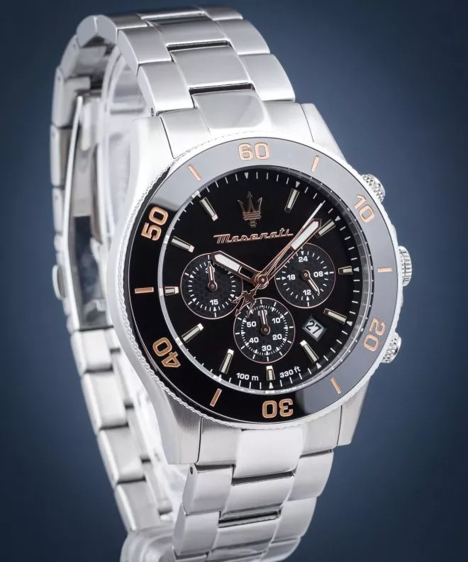 Ρολόι Ανδρικά Maserati Competizione Diver Chronograph Gift SET R8873600001