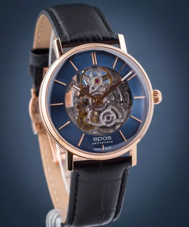 Ρολόι Ανδρικά Epos Originale Skeleton Automatic 3437.135.24.16.25