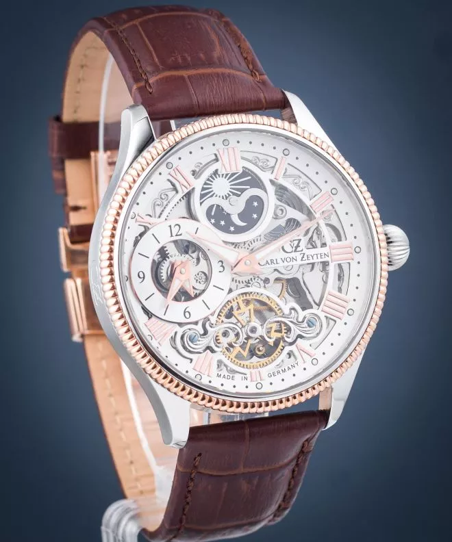 Ρολόι Ανδρικά Carl von Zeyten Kirnbach Skeleton Automatic CVZ0034RWHS