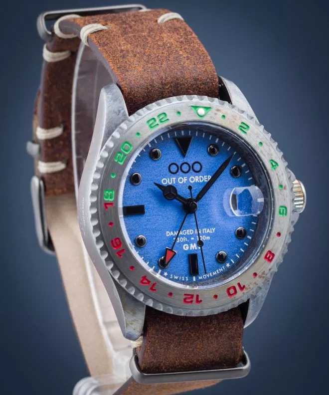 Ρολόι Ανδρικά Out of Order Swiss GMT Roma Capitale OOO.001-19.RC