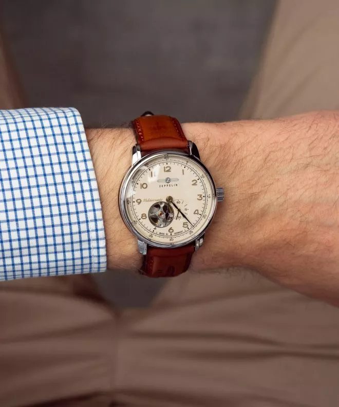 Ρολόι Ανδρικά Zeppelin Mediterranee Open Heart Automatic 9666-5