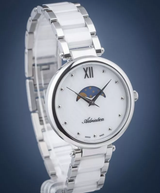 Ρολόι Γυναικεία Adriatica Moonphase A3705.C18FQM