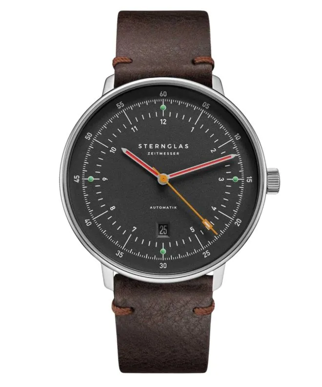 Ρολόι Ανδρικά Sternglas Hamburg Neugraphit Automatic S02-HH39-VI11