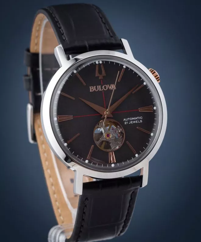 Ρολόι Ανδρικά Bulova Classic Automatic Open Heart 98A187
