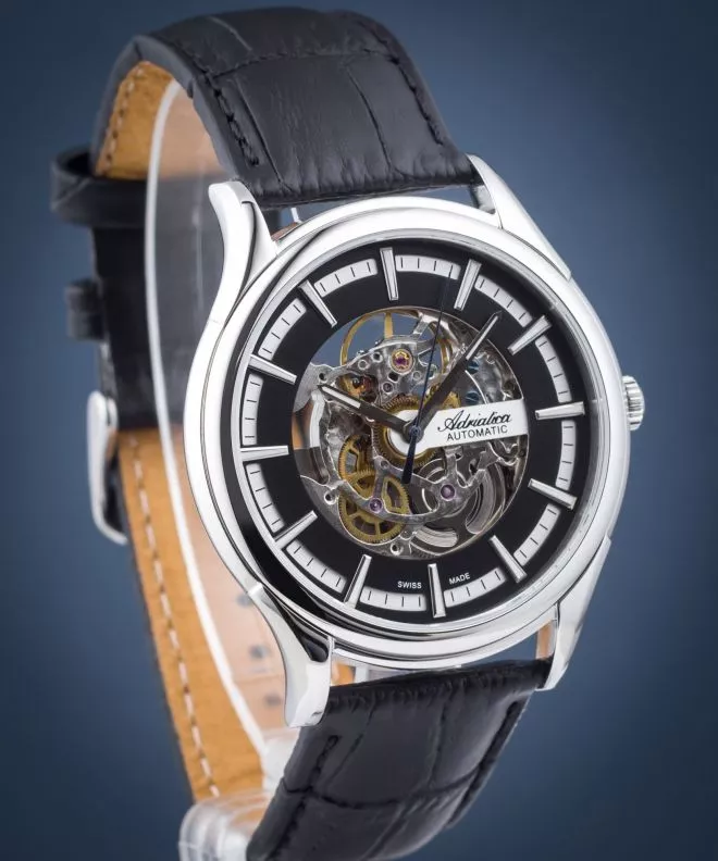 Ρολόι Ανδρικά Adriatica Skeleton Automatic A8328.5214WAS