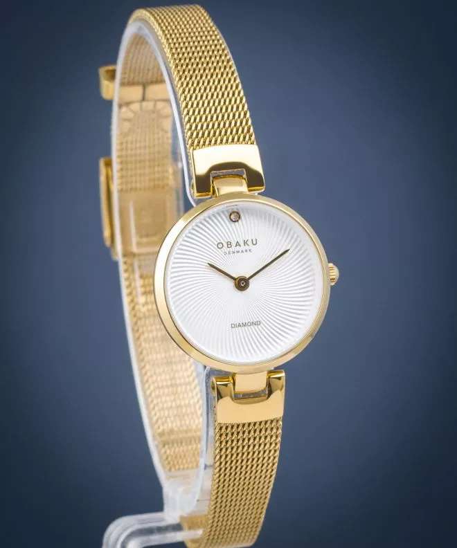 Ρολόι Γυναικεία Obaku Diamant Petite Gold V256SXGIMG
