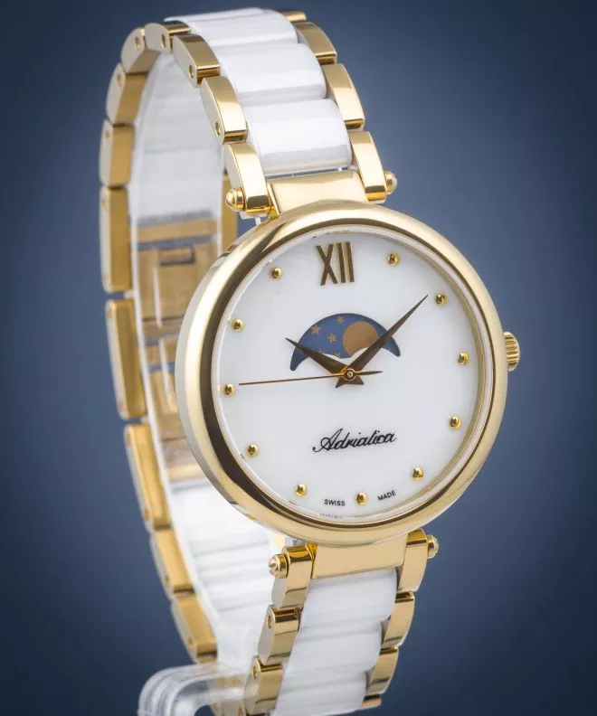 Ρολόι Γυναικεία Adriatica Moonphase A3705.D18FQM