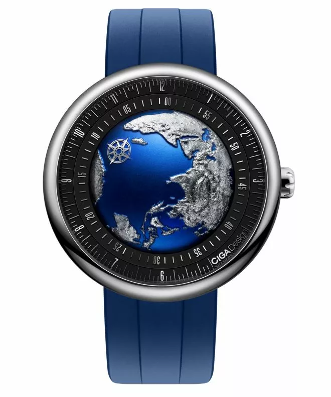 Ρολόι Ανδρικά Ciga Design Blue Planet GPHG 2021 Titanium U033-TU02-W6U