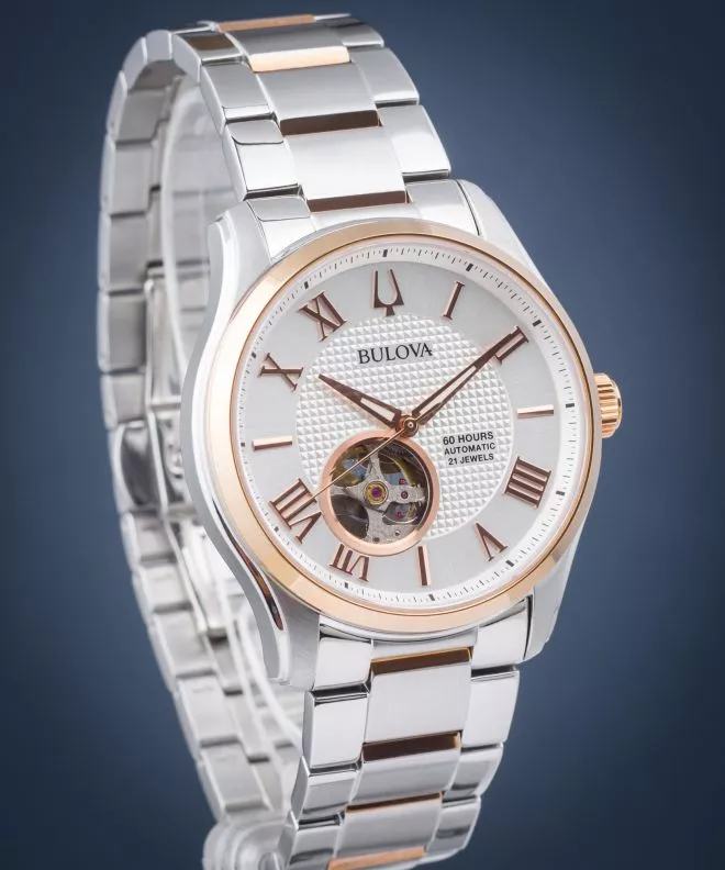 Ρολόι Ανδρικά Bulova Classic Automatic Open Heart 98A213