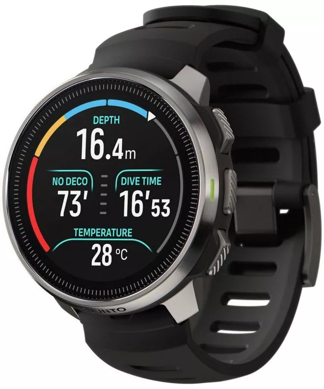 Suunto Ocean Steel Μαύρο Ρολόι Κατάδυσης Και Εξωτερικών Χώρων [Sapphire Glass] SS050983000