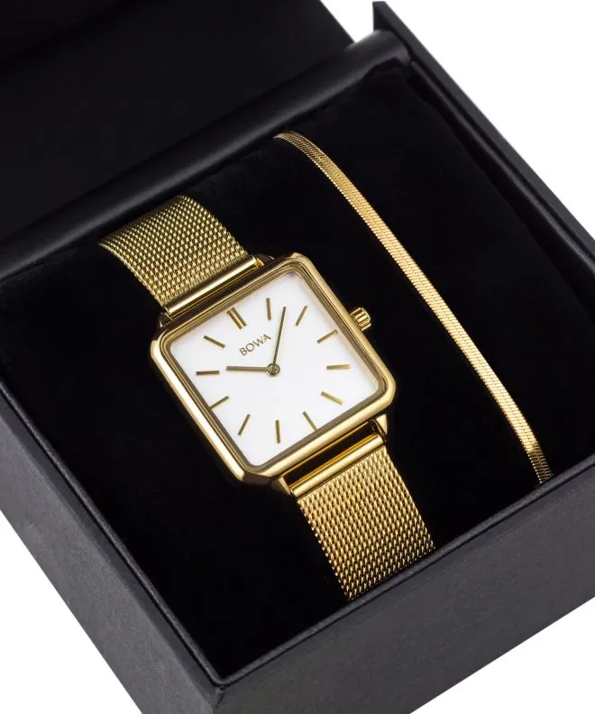 Ρολόι Γυναικεία BOWA Vienna White Gold Mesh 29 Gift Set VI294-24-164M-419-03