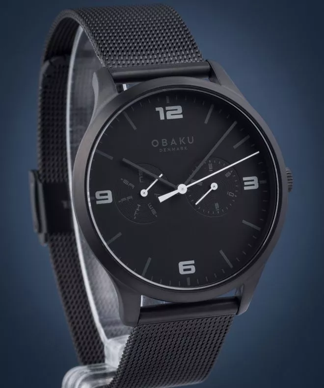 Ρολόι Ανδρικά Obaku Ask Charcoal V249GMBBMB