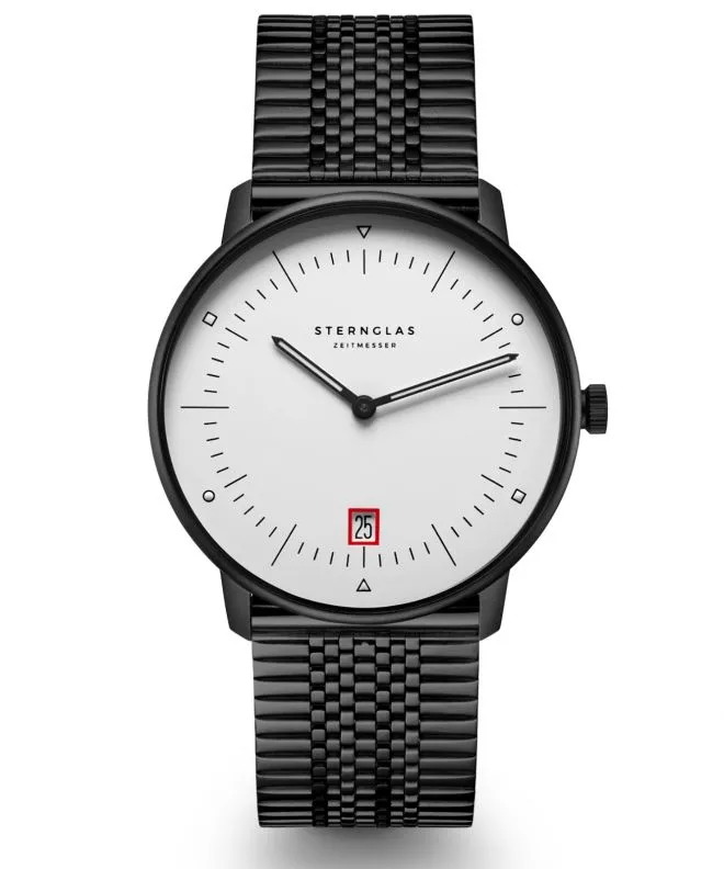 Ρολόι Ανδρικά Sternglas Naos Edition Bauhaus III LTD S01-NAB15-ME11