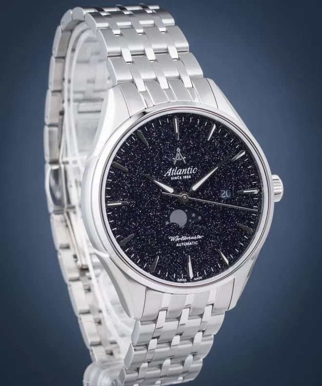 Ρολόι Ανδρικά Atlantic Worldmaster Nightsky Moonphase Automatic 52788.41.91