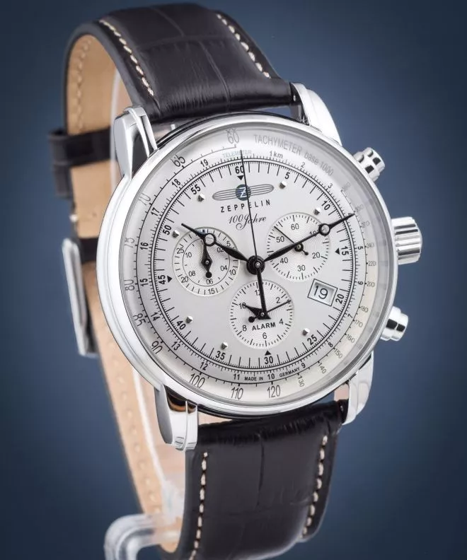 Ρολόι Ανδρικά Zeppelin 100 Jahre Zeppelin Chronograph Alarm 7680-1