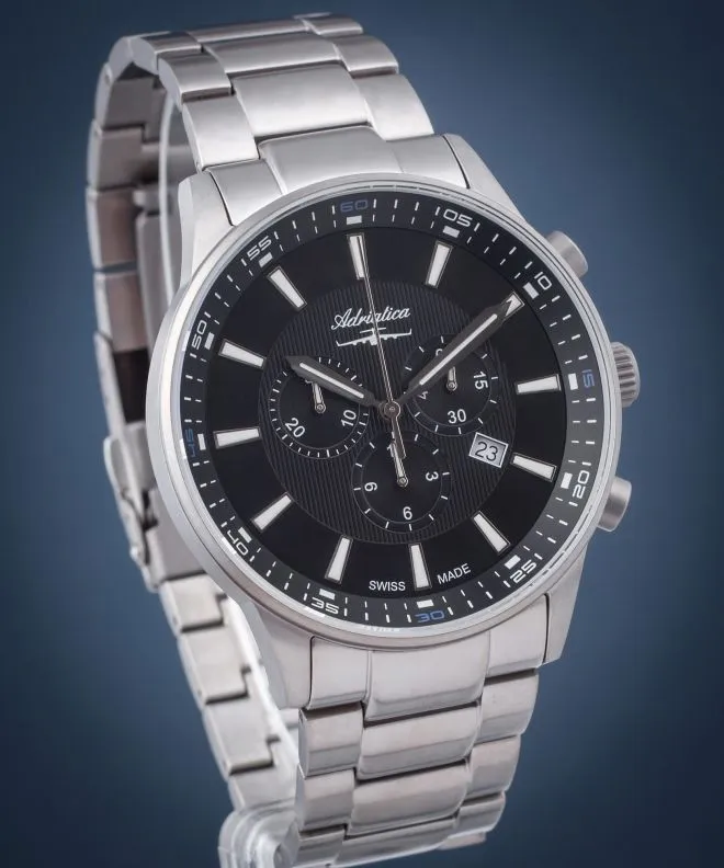 Ρολόι Ανδρικά Adriatica Titanium Chronograph A8281.4114CH1