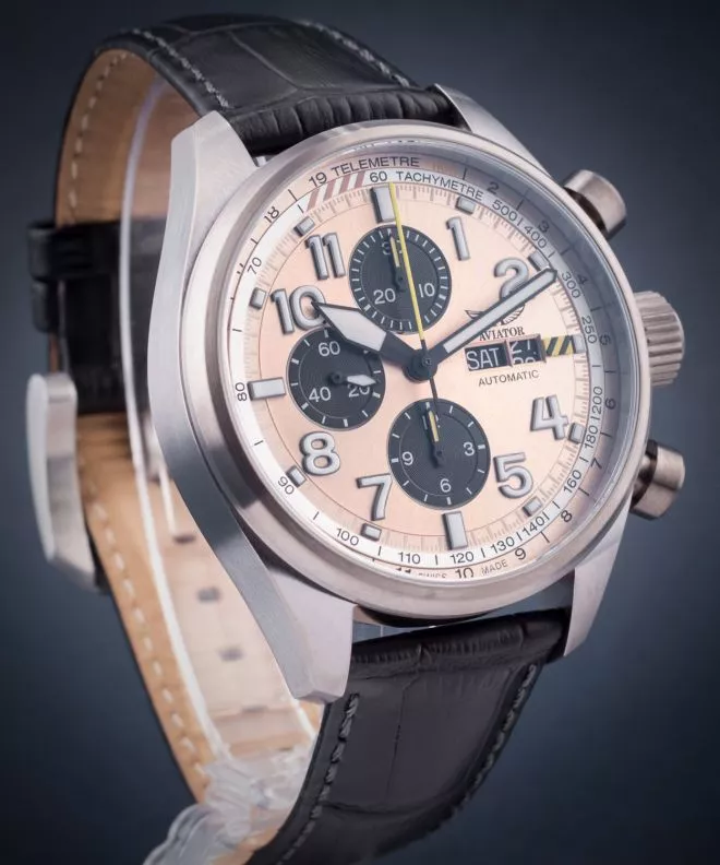 Ρολόι Ανδρικά Aviator Airacobra Chrono Automatic Mens V.4.26.0.177.4