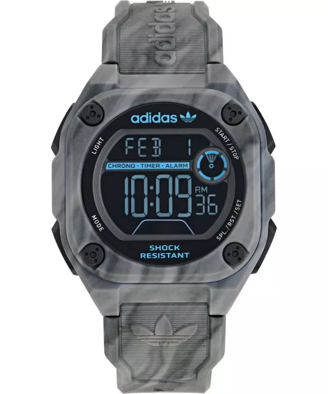 Ρολόι για Γυναίκες και Άνδρες adidas Originals Street City Tech Two GRFX AOST23574